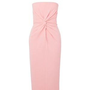 Alex Perry Pink Strapless Midi Dress - Size US 2/AUS 6 (XS)